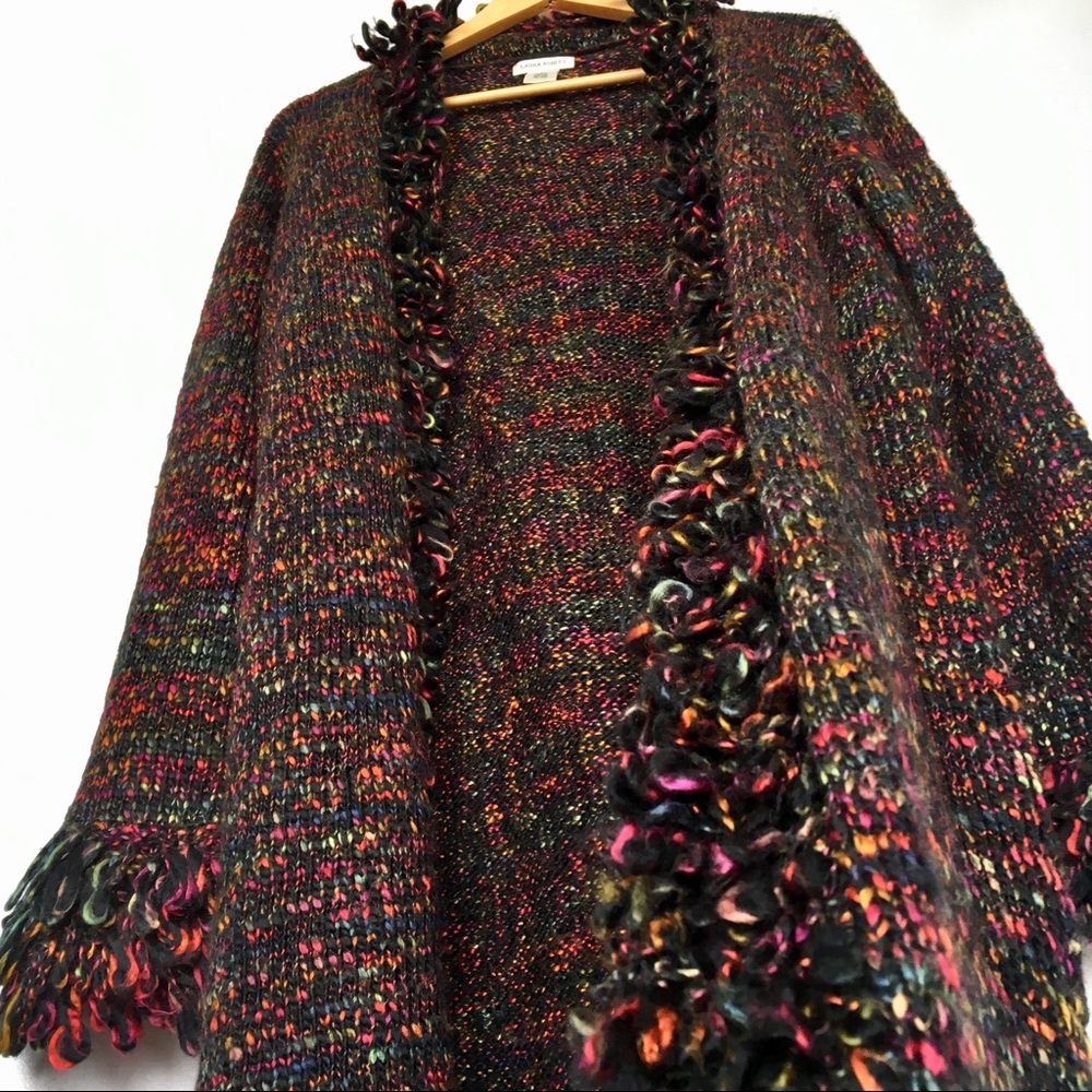 Laura Ashley Long Multicolored Cardigan